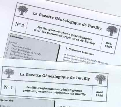La Gazette Gnalogique de Buvilly